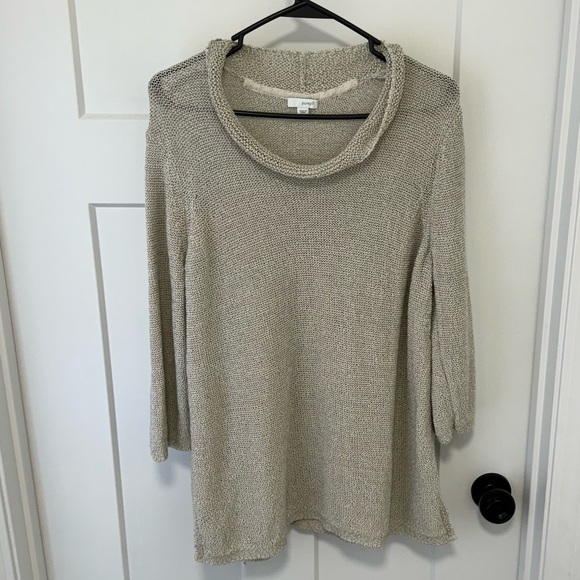 J. Jill Cream Knit Sweater - Picture 2 of 9